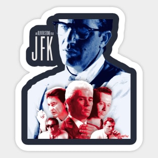 JFK Movie custom poster 1 Sticker